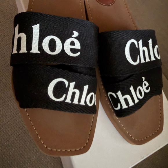 Chloé Woody Slide Sandals - Picture 6 of 9